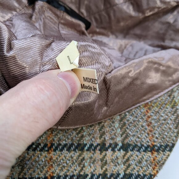 Glen Appin Scotland Deerstalker Wool Hat Tweed Two Billed Sherlock Holmes 21 in. - Picture 7 of 10